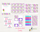Girly Ice Cream Birthday Party Free Printables